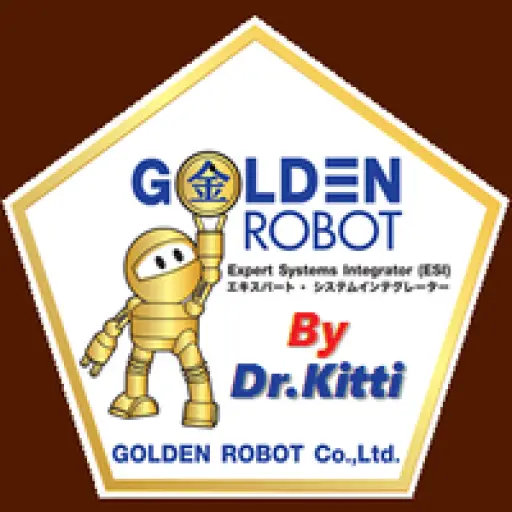 Golden Robot Logo